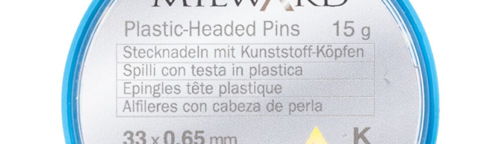 Plastic Headed Sewing Pins