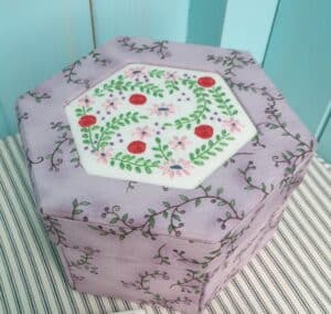 Floral Garland - Sewing Box