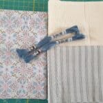 Grey Floral Fabric Tablerunner kit