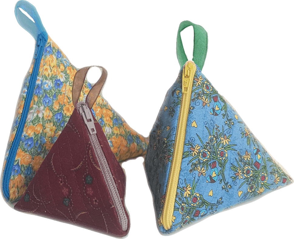 Pyramid Pouch Trio